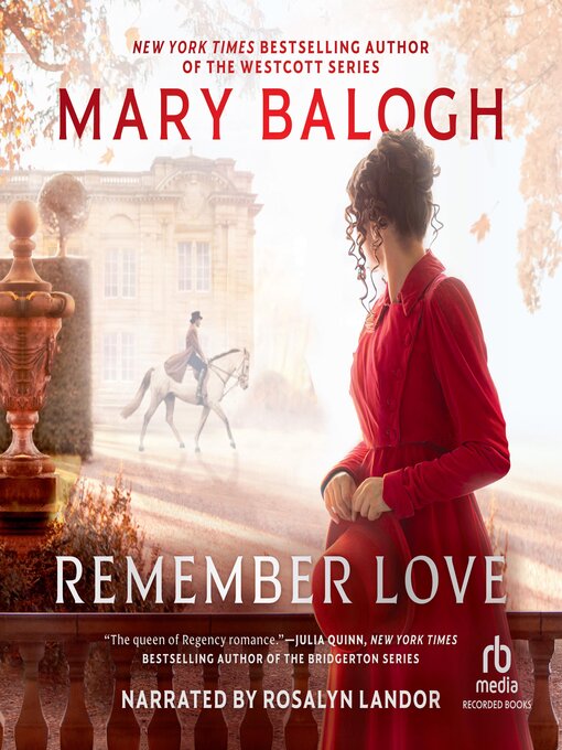 Title details for Remember Love by Mary Balogh - Wait list